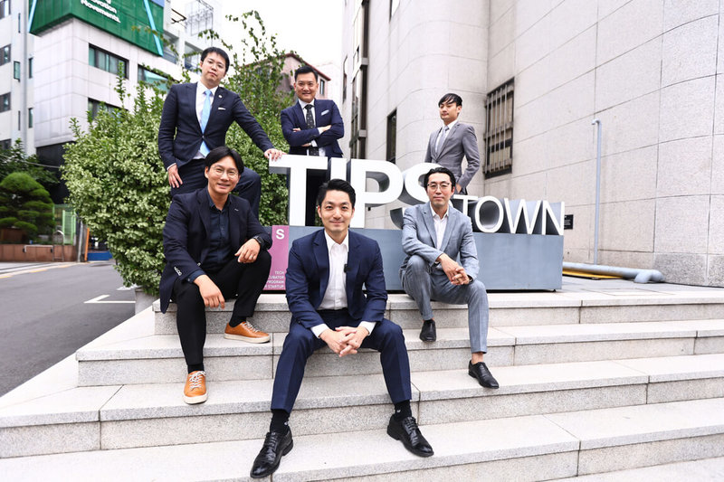台北市長蔣萬安25日參訪韓國政府中小企業管理處成立的新創育成中心TIPS Town。(台北市政府提供)中央社記者廖禹揚首爾傳真 112年9月26日