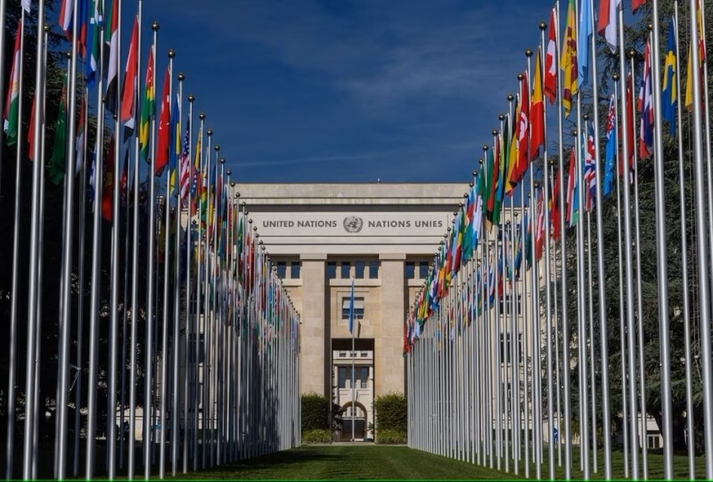 圖為日內瓦聯合國辦事處。（路透社）