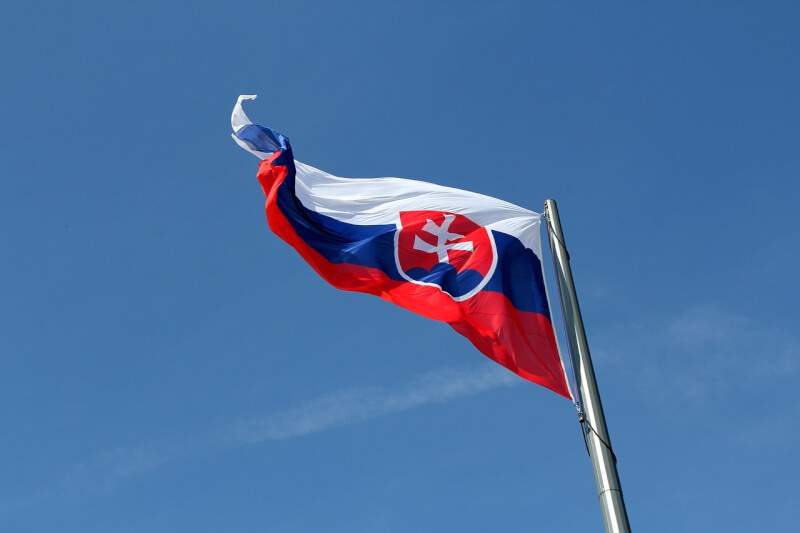 圖為斯洛伐克國旗。（圖取自Pixabay圖庫）