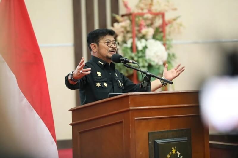 印尼農業部長夏魯爾因捲入貪污案，被肅貪委員會列為嫌犯。（圖取自facebook.com/SYasinLimpo）