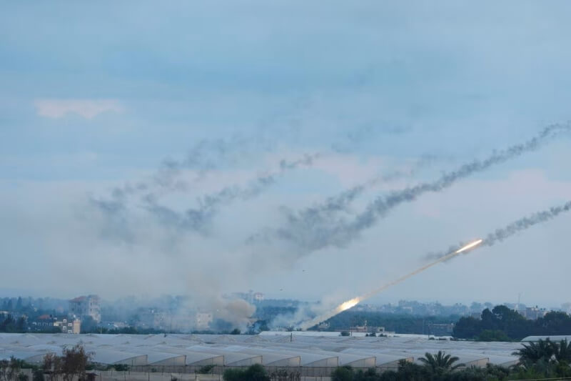 伊斯蘭主義運動組織「哈瑪斯」7日在以色列南部發射火箭突襲，造成至少1人死亡。（路透社）
