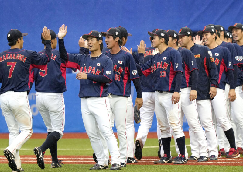 杭州亞運棒球賽7日銅牌戰，日本終場以4比3奪銅，中國隊排名第4。（共同社）