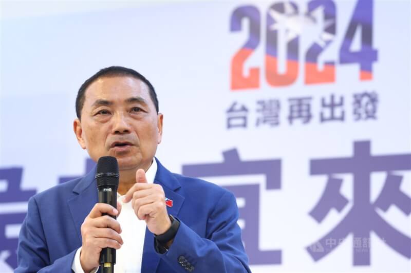 國民黨總統參選人侯友宜。（中央社檔案照片）