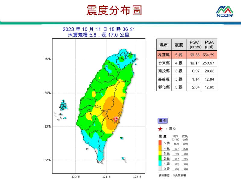 （圖取自國家災害防救科技中心LINE帳號）