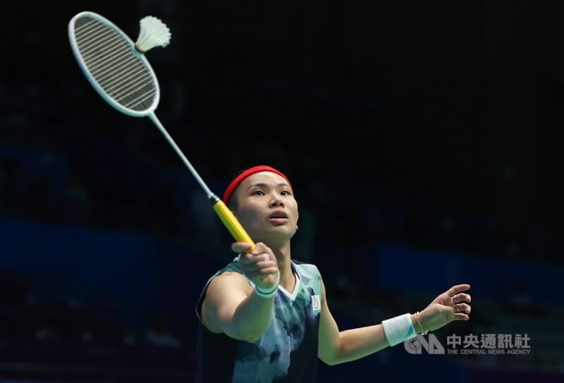 台灣羽球一姐戴資穎27日在法國羽球公開賽8強擊敗泰國女將素尼達，晉級4強。（中央社檔案照片）