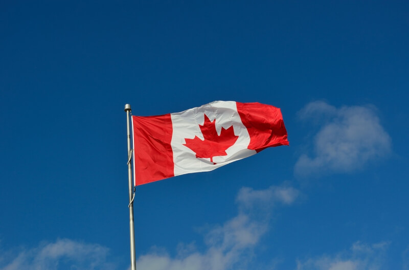 圖為加拿大國旗。（圖取自Pixabay圖庫）