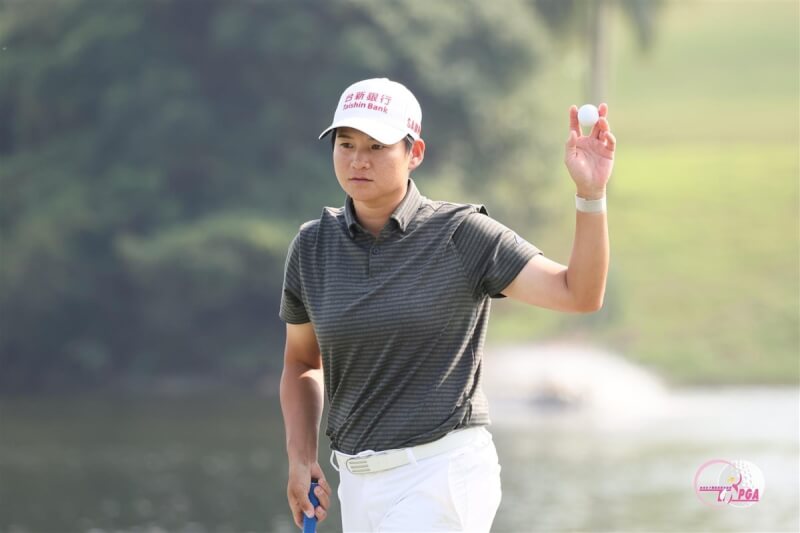 2023緯創女子公開賽26日進行第一回合,台灣永遠的高爾夫天后曾雅妮在術後復出首場比賽繳出76桿成績,想要晉級後兩回合決賽,還得加把勁。(TLPGA提供)中央社記者黎建忠傳真 112年10月26日