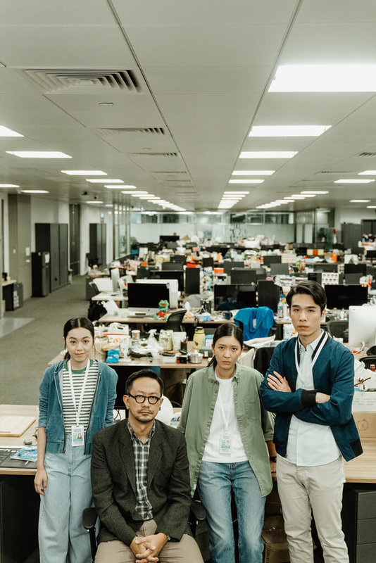 香港電影「白日之下」改編自真實事件,刻畫記者們如何深入黑心療養院、踢爆內幕,強勢入圍第60屆金馬獎5項提名。(台北双喜電影提供)中央社記者葉冠吟傳真 112年11月6日