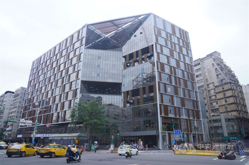 台北市南門市場新大樓。（中央社檔案照片）