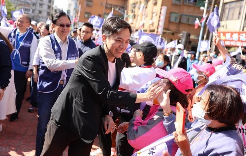 桃園市立委第1選區,國民黨提名重新入黨的市議員牛煦庭挑戰翻盤。(牛煦庭提供) 中央社記者葉臻傳真 112年11月25日