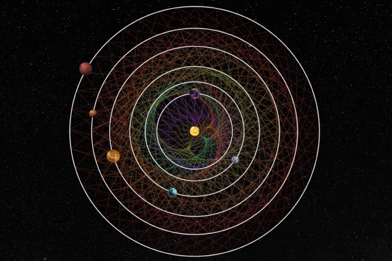 天文學家發現6顆系外行星圍繞一顆名為HD 110067的恆星完美共舞。（圖取自西班牙高等科學研究理事會網頁ice.csic.es）