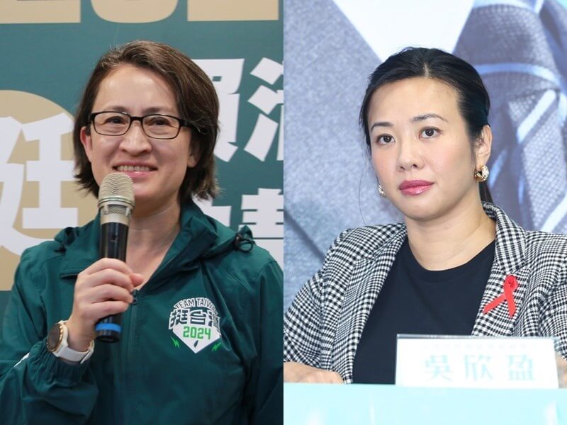 內政部4日表示，民進黨副總統參選人蕭美琴（左）、民眾黨副總統參選人吳欣盈（右）皆符合參選規定。（中央社檔案照片）