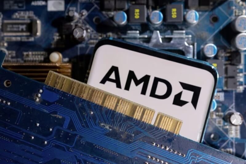 Meta、OpenAI和微軟6日在美國半導體公司超微（AMD）一場投資活動上指出，他們將使用超微最新人工智慧晶片Instinct MI300X。（路透社）