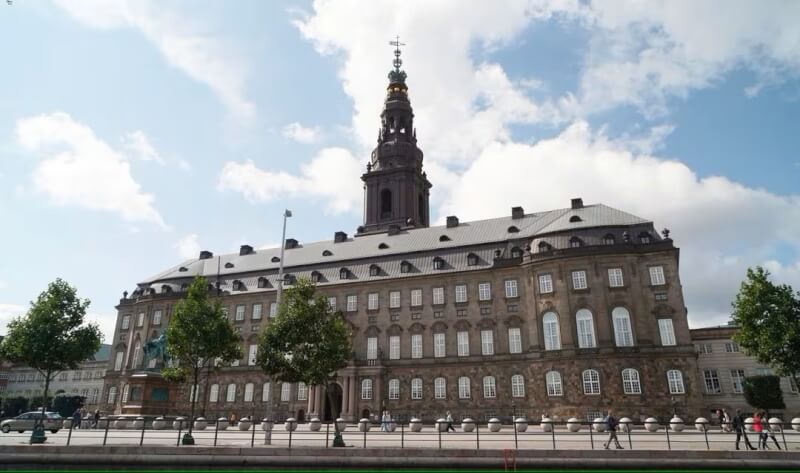 圖為丹麥國會大廈。（路透社）