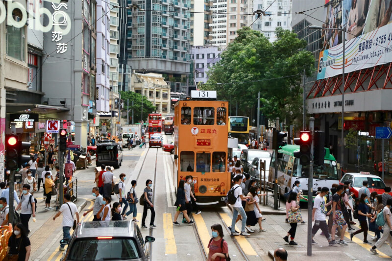 圖為香港街景。（圖取自Unsplash圖庫）