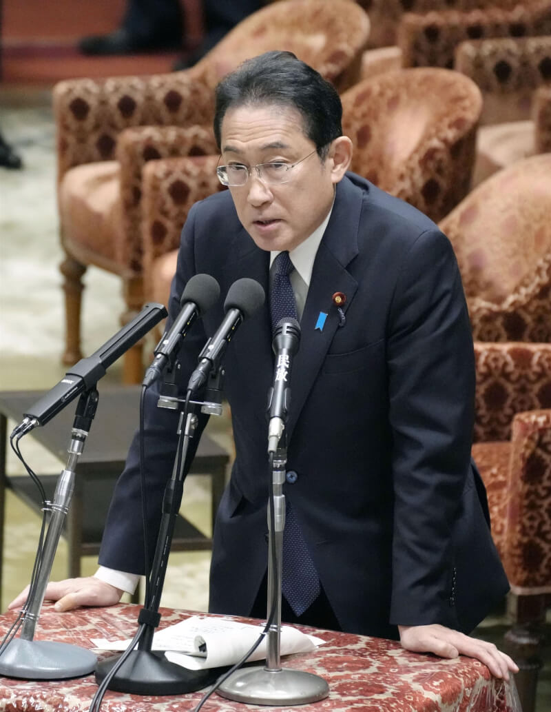 日本首相岸田文雄。（共同社）