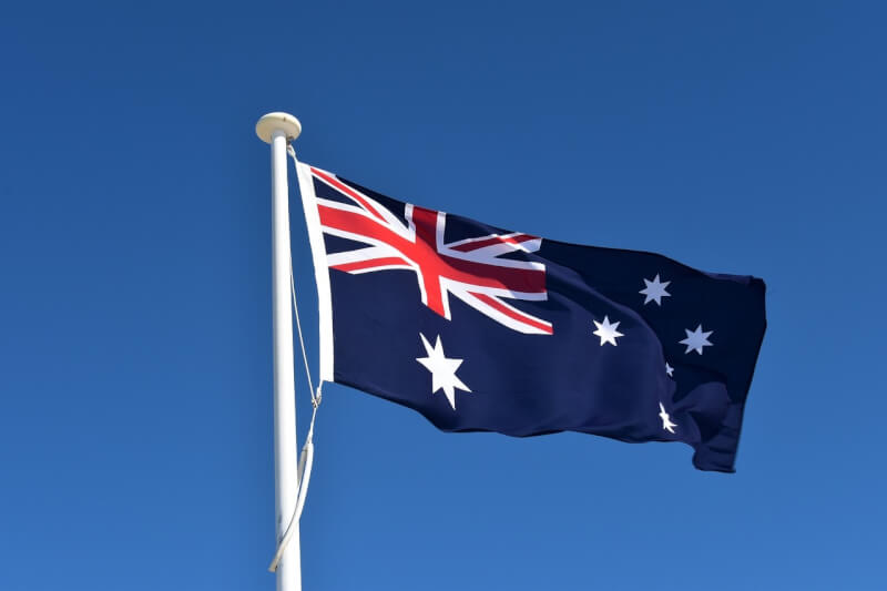 圖為澳洲國旗。（圖取自Pixabay圖庫）