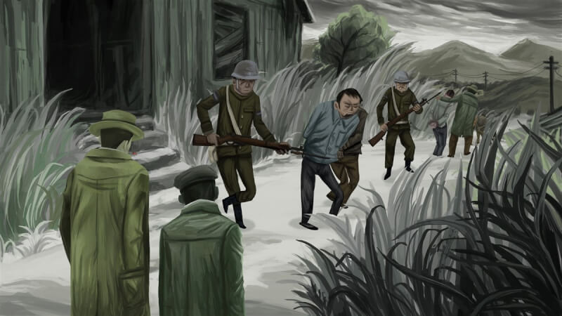 台灣動畫導演王登鈺新作「幽暗小徑的鬼」描述白色恐怖時期，地下政治組織中勇敢主張理念的女性「施水芳」故事。（公視提供）中央社記者葉冠吟傳真 112年12月14日