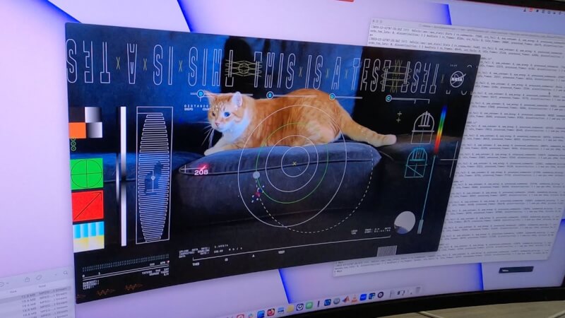 NASA 18日宣布成功從距離地球3100萬公里的探測器傳回15秒的影片，影片主角是一隻橘色虎斑貓在沙發上追逐紅色雷射光點。（圖取自NASA噴氣推進實驗室網頁jpl.nasa.gov）