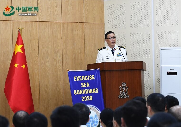 中國國防部長由前海軍司令員董軍接任。（圖取自中國國防部網頁mod.gov.cn）