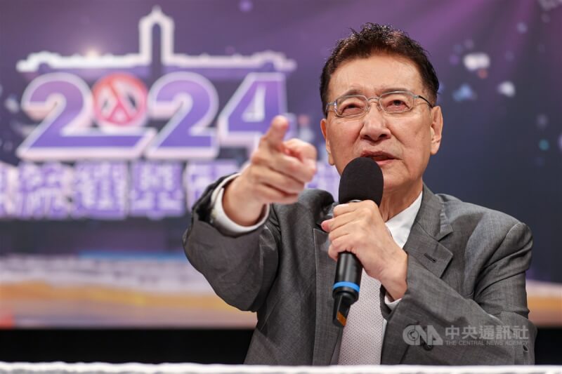 國民黨副總統候選人趙少康。（中央社檔案照片）