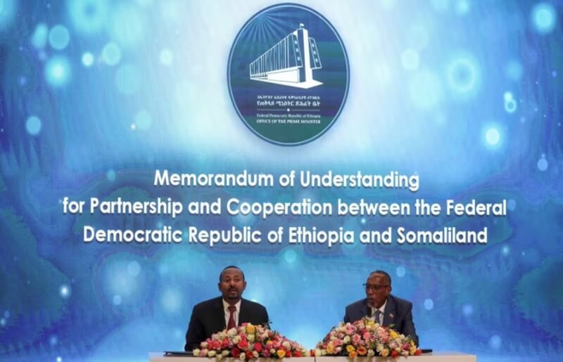 索馬利蘭1日與衣索比亞達成協議，讓衣索比亞取得其渴望已久的國際重要貿易水道紅海近用權。（路透社）