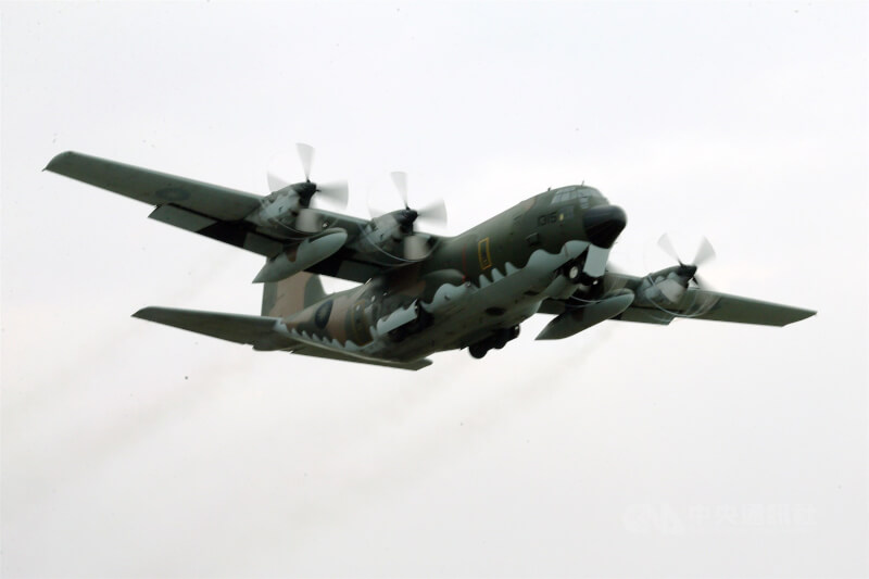 圖為空軍C-130運輸機。（中央社檔案照片）