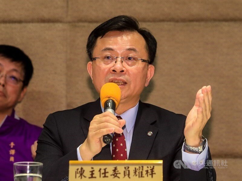 NCC主委陳耀祥表示，任期今年7月31日到期後不會續任。（中央社檔案照片）