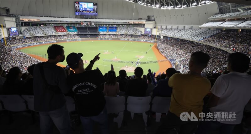 亞洲棒球錦標賽去年11月在台北大巨蛋舉行。（中央社檔案照片）