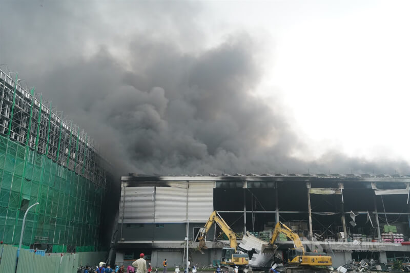 明揚公司屏東工廠去年9月發生爆炸。（中央社檔案照片）