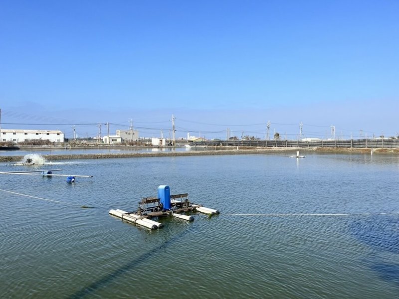 根據中央氣象署資訊，7日大陸冷氣團逐漸南下，高雄市政府海洋局呼籲養殖漁民注意魚塭（圖）防寒措施與自身禦寒保暖。（高雄市海洋局提供）中央社記者蔡孟妤傳真  113年2月6日