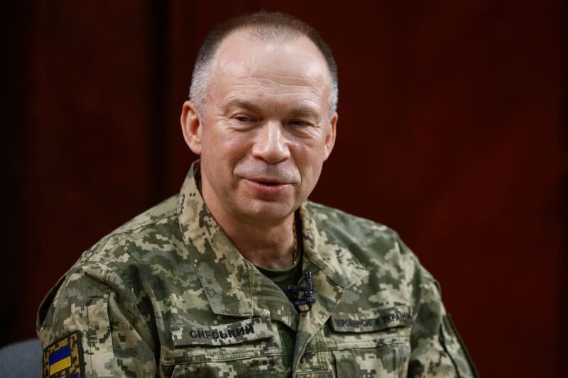 烏克蘭總統澤倫斯基8日任命瑟爾斯基（圖）出任武裝部隊總司令。（路透社）
