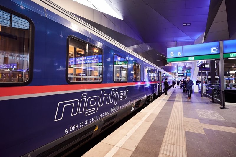 奧地利國鐵（ÖBB）經營的「夜捷列車」（Nightjet）帶動歐洲搭夜車的風潮。（奧地利國鐵提供）中央社記者林育立柏林傳真 113年2月10日
