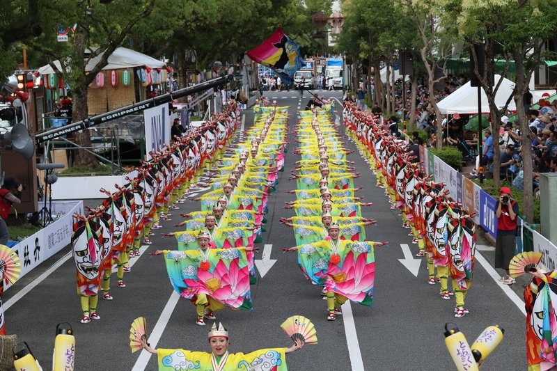 喜迎元宵節,2024台灣燈會高鐵燈區24日晚間將在台南正式點燈開幕,日本高知縣也派出冠軍隊伍來台參與,將帶來精彩「夜來祭」舞蹈。(高知縣觀光課台灣代理提供)中央社記者汪淑芬傳真 113年2月24日