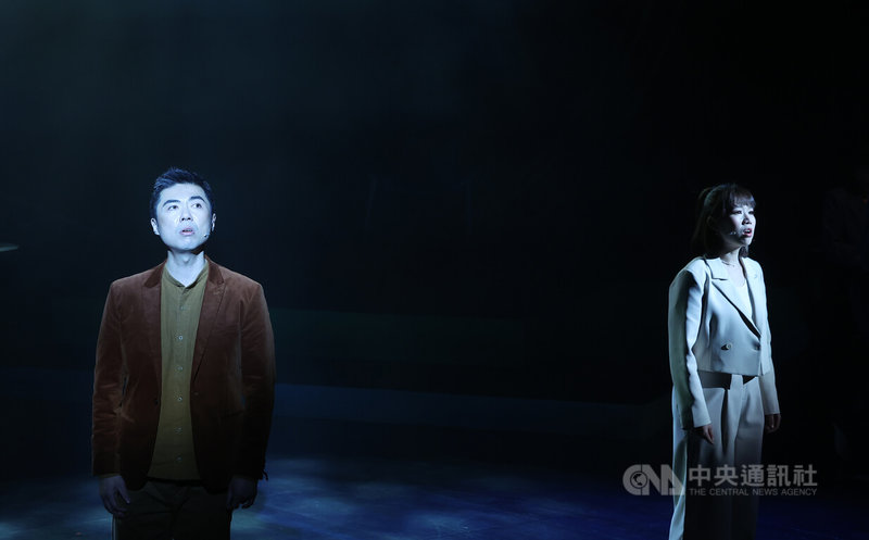 音樂劇「來尬啦!Musical Gala Show」彩排記者會6日下午在台北表演藝術中心舉行,搶先曝光部分精彩片段,盼透過演出帶領觀眾一窺台式音樂劇的不同面貌。中央社記者趙世勳攝 113年3月6日