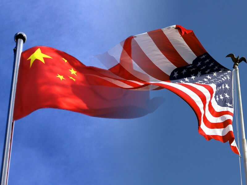 白宮表示，美國將對價值180億美元（約新台幣5825億元）從中國進口的商品加徵關稅。（中央社製圖）