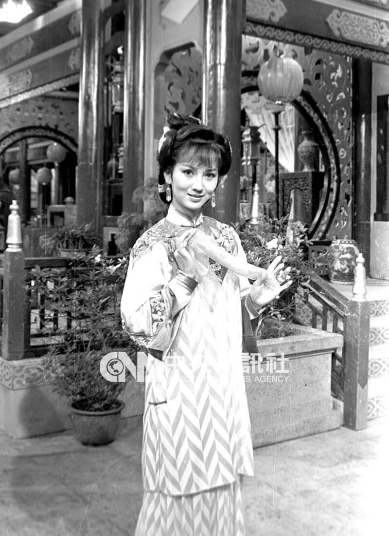 饰演「京华烟云」女主角的香港演员赵雅芝，是1970至1980年代香港无线电视的「四大花旦」之一。（中央社档案照片）