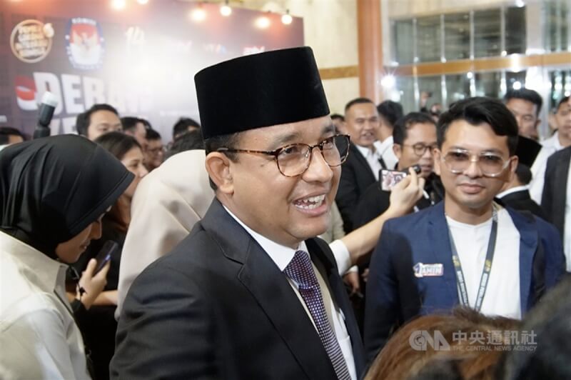 印尼總統落選人阿尼斯。（中央社檔案照片）