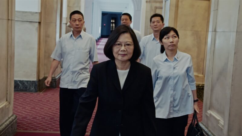 美國導演葛靜文執導、以台灣民主發展為主軸的紀錄片「看不見的國度」講述台灣歷史及首位女總統蔡英文的故事。（捷克國際人權影展提供）