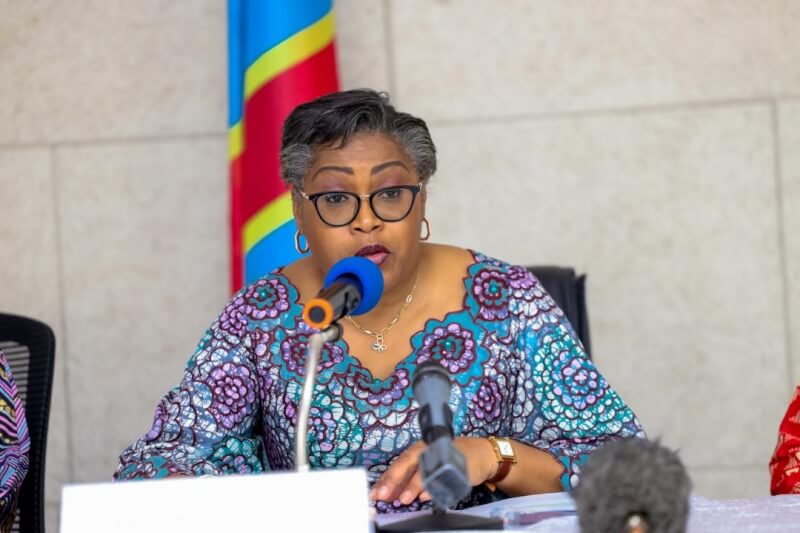 圖盧卡成為剛果民主共和國首位女性總理。（圖取自twitter.com/PlanRdc）