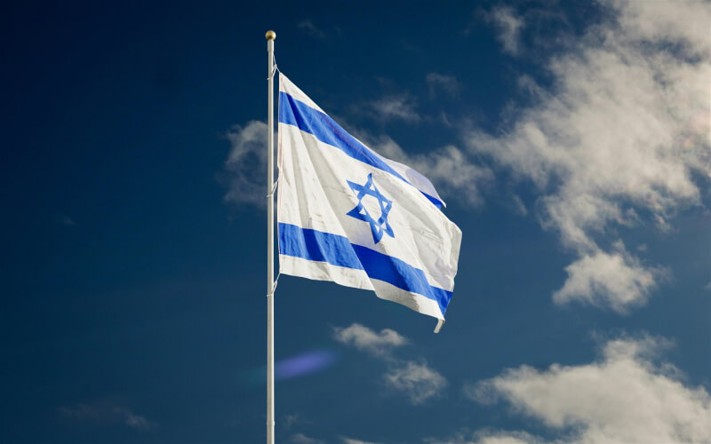 圖為以色列國旗。（圖取自Pexels圖庫）