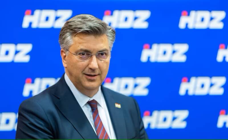 克羅埃西亞的保守派總理普蘭科維奇（圖）將與左翼民粹主義總統米蘭諾維奇爭奪總理職位。（路透社）