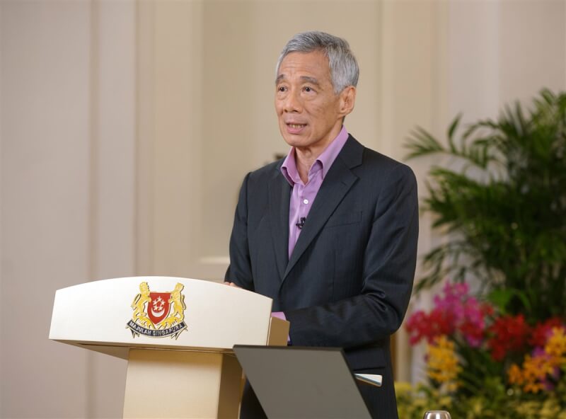 新加坡总理李显龙。（新加坡通讯及新闻部提供）