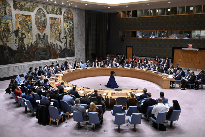 聯合國安全理事會14日就伊朗週末襲擊以色列事件召開緊急會議。（安納杜魯新聞社）