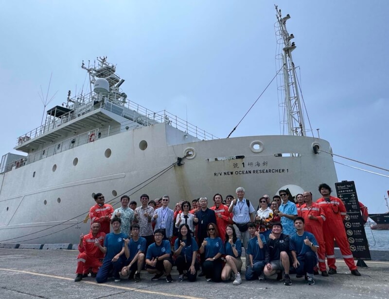 新海研1號首航帛琉19日返抵高雄港。（圖取自國科會網頁nstc.gov.tw）