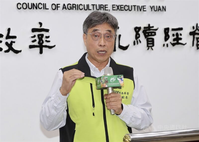 准农业部长陈骏季。（中央社档案照片）