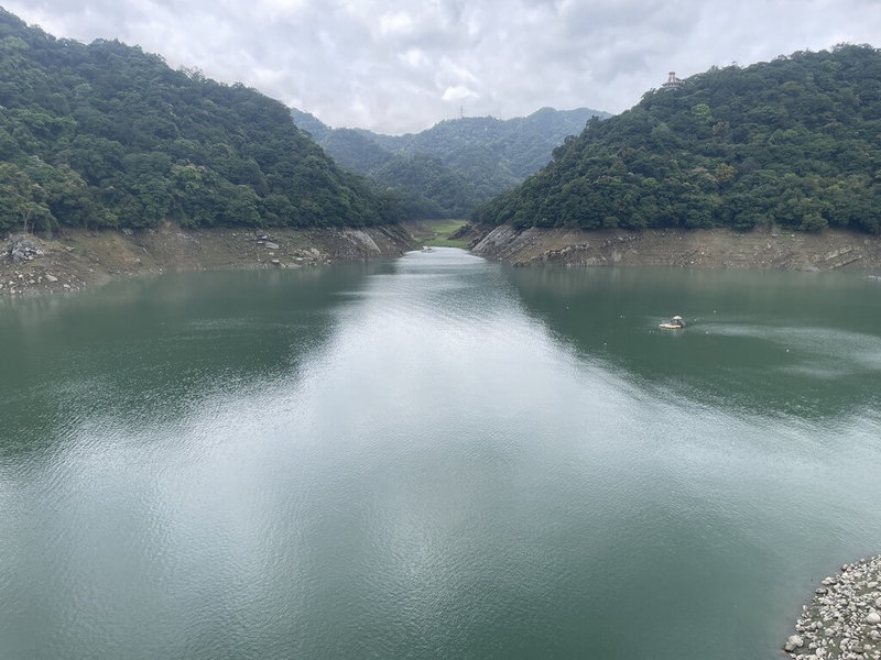 水利署北區水資源分署1日表示，此波鋒面降雨可替石門水庫增加750萬噸水量，石門水庫蓄水率回升至28.7%。（水利署北區水資源分署提供）中央社記者葉臻傳真 113年5月1日