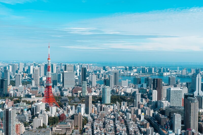圖為東京市景。（圖取自Pixabay圖庫）