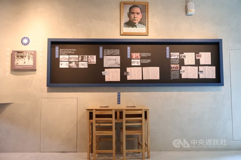 連江縣南竿鄉馬祖民俗文物館歷經5年籌畫施工,新完工的3樓與4樓將於18日世界博物館日當天對外開放。圖為4樓常設展區「戰地馬祖」呈現戰地政務時的前線日常。中央社記者潘欣彤攝 113年5月9日