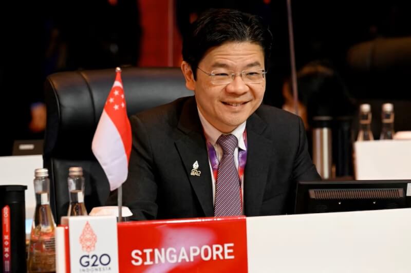 新加坡副總理兼財政部長黃循財（圖）將接替李顯龍，成為新加坡總理。圖為黃循財2022年出席G20財長會議。（路透社）